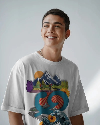 "ಅ" — The Soul of Kannada | Trendy Kannada Letter T-Shirt - Unisex Oversized Tee